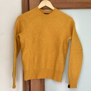 rag & bone Mustard Crew Neck Sweater